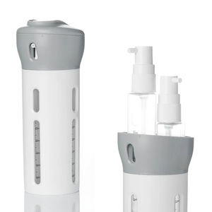 4-IN-1 LOTION SHAMPOO GEL TRAVEL DISPENSER
