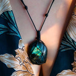 Dragons Heart Labradorite Necklace