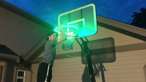 Basketball Hoop -Activated LED Strip Light -6 Flash Modes