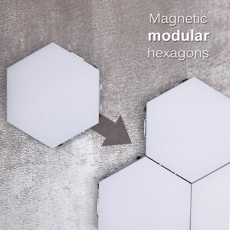 Hexagon  Touch Sensitive Lights