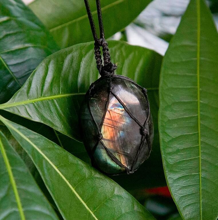 Dragons Heart Labradorite Necklace