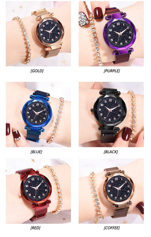 Starry Sky Magnetic  Wristwatch