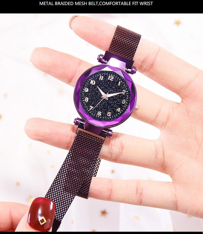 Starry Sky Magnetic  Wristwatch