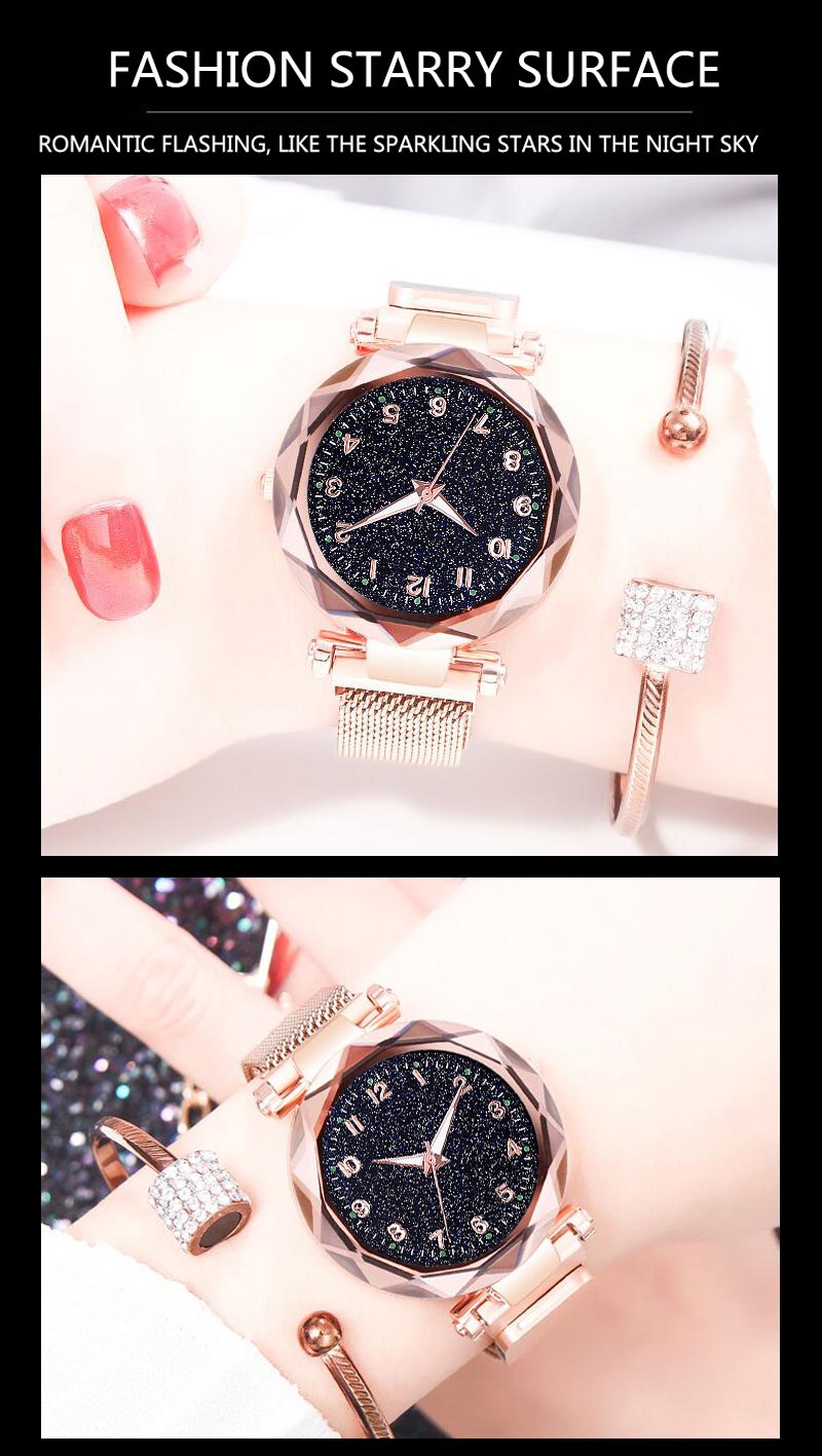 Starry Sky Magnetic  Wristwatch