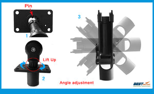 Kayak and Boat Fishing Rod Holder Adjustable / Removable