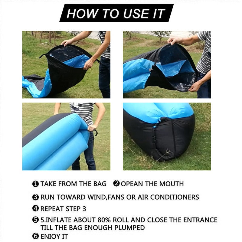 Inflatable  Air Sofa Portable Waterproof Couch