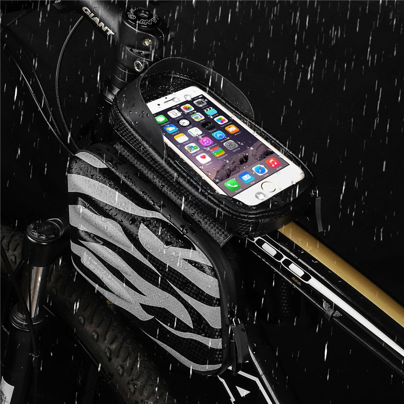 Bicycle Bags Front Frame High-quality MTB Bike Bag Waterproof Screen Touch Top Tube Phone Bag