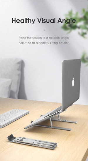 Laptop Stand for MacBook Pro Notebook Stand Foldable Aluminium Alloy Tablet Stand