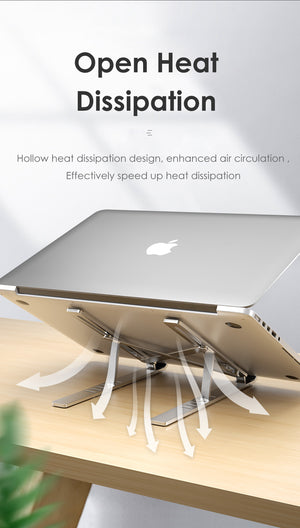 Laptop Stand for MacBook Pro Notebook Stand Foldable Aluminium Alloy Tablet Stand