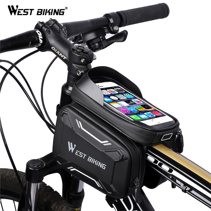 Bicycle Bags Front Frame High-quality MTB Bike Bag Waterproof Screen Touch Top Tube Phone Bag