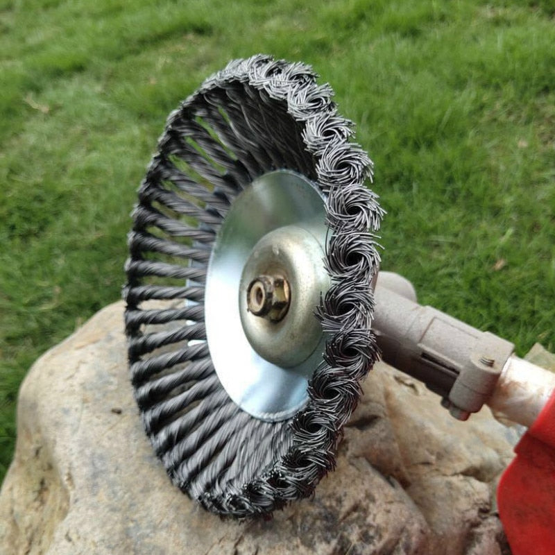 150mm/200mm Steel Wire Trimmer  Brush Cutter Dust Removal