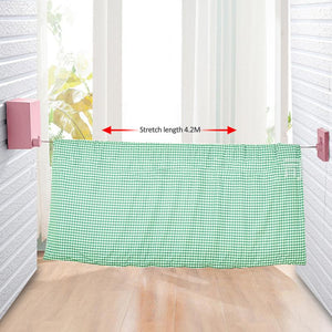 Retractable Clothesline - Telescopic Stainless Steel Line