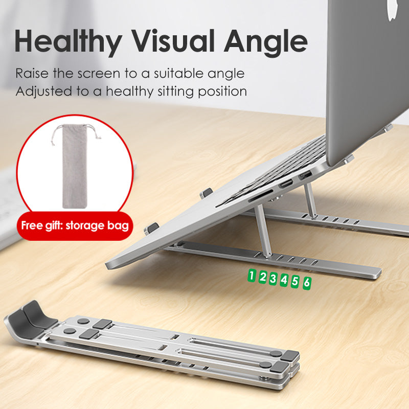 Laptop Stand for MacBook Pro Notebook Stand Foldable Aluminium Alloy Tablet Stand