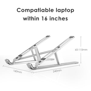 Laptop Stand for MacBook Pro Notebook Stand Foldable Aluminium Alloy Tablet Stand