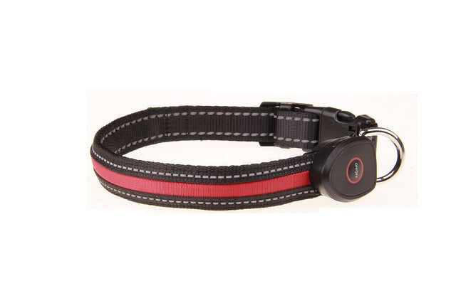LED Dog and Cat Collar USB Rechargeable