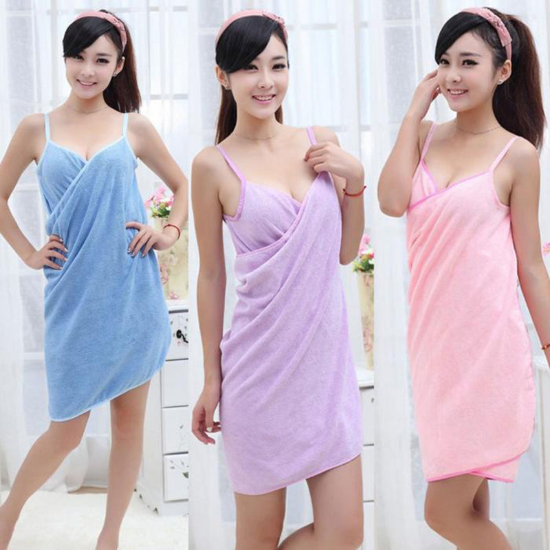 Wearable Fast Drying Magic Bath Towel