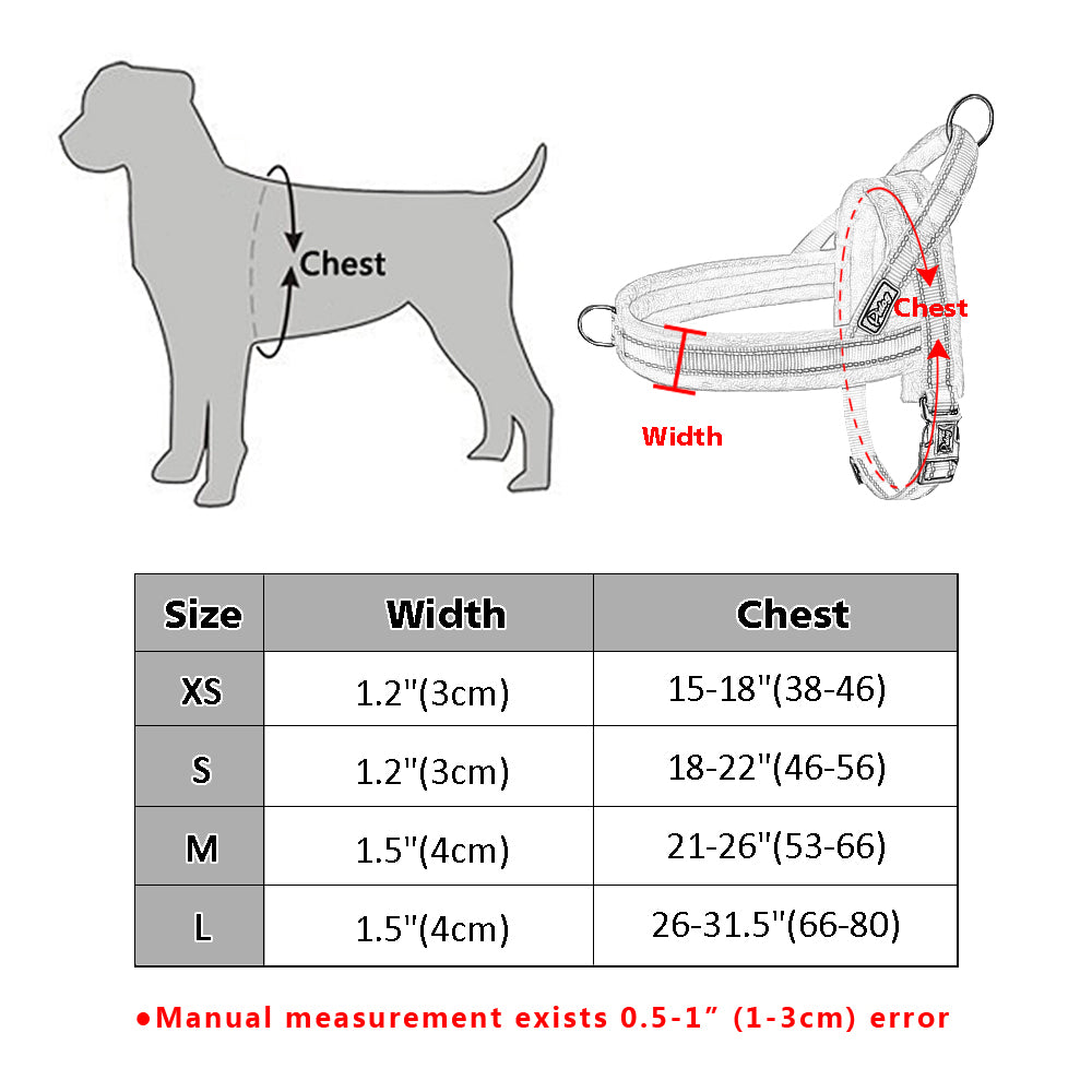 No Pull Nylon Dog Harness
