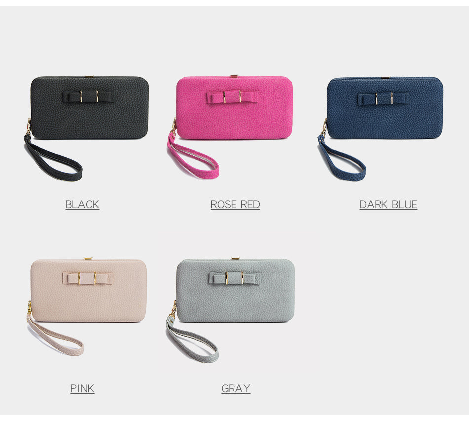 Travel Coin Purse Wallet with Cellphone Pocket