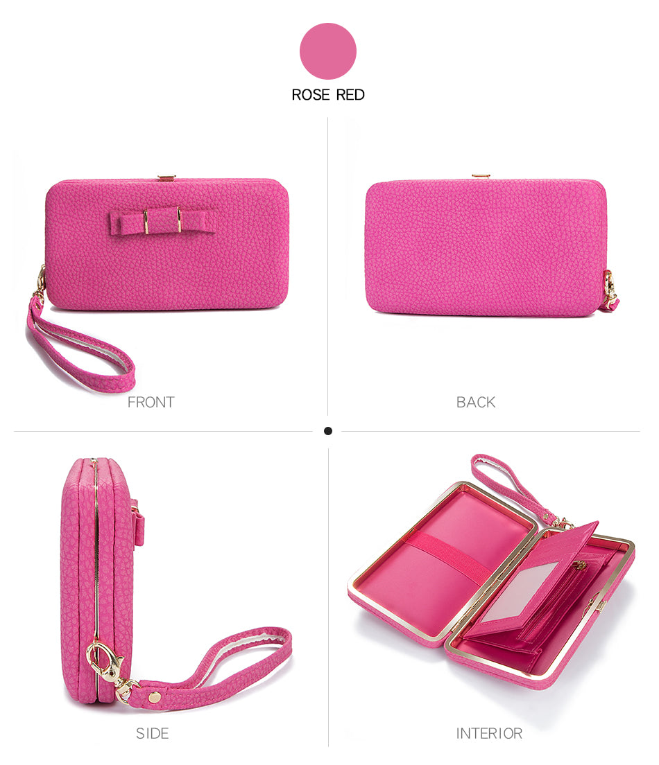 Travel Coin Purse Wallet with Cellphone Pocket