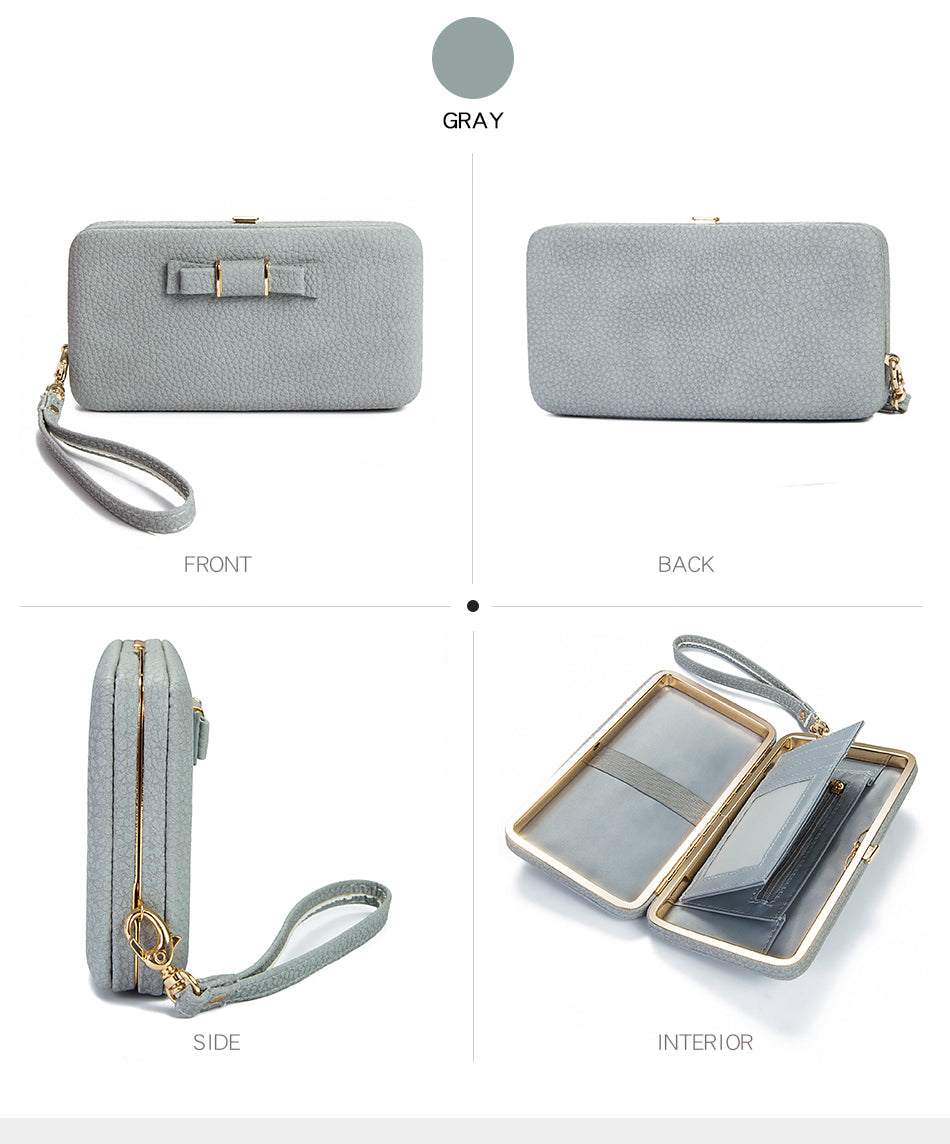 Travel Coin Purse Wallet with Cellphone Pocket