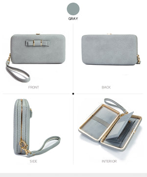 Travel Coin Purse Wallet with Cellphone Pocket