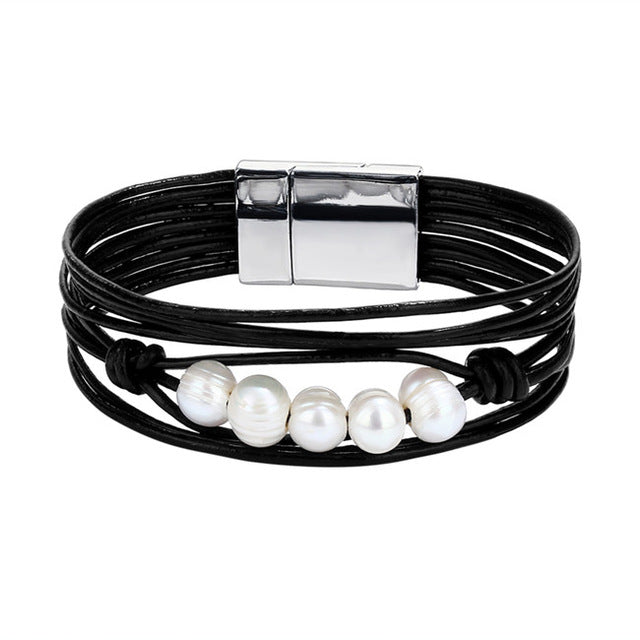 Multiple Layers Leather Bracelets For Women & Men