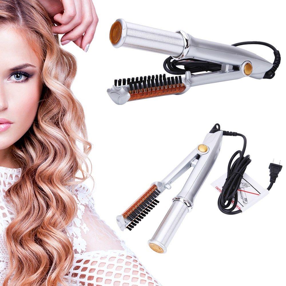 Rotating Curling Iron and Hair Straighten Device
