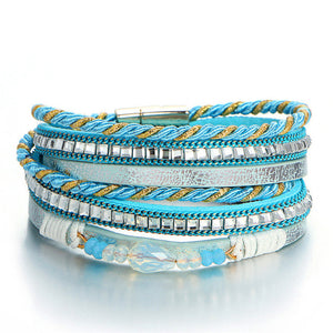 Multiple Layers Leather Bracelets For Women & Men