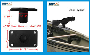 Kayak and Boat Fishing Rod Holder Adjustable / Removable