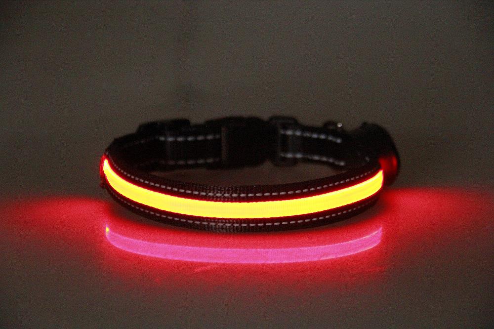 LED Dog and Cat Collar USB Rechargeable