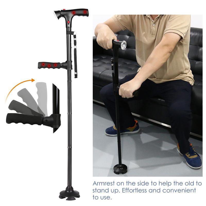 Foldable Walking Cane With LED Light