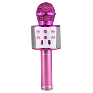 Professional Bluetooth Wireless Microphone Karaoke Speaker - Recorder