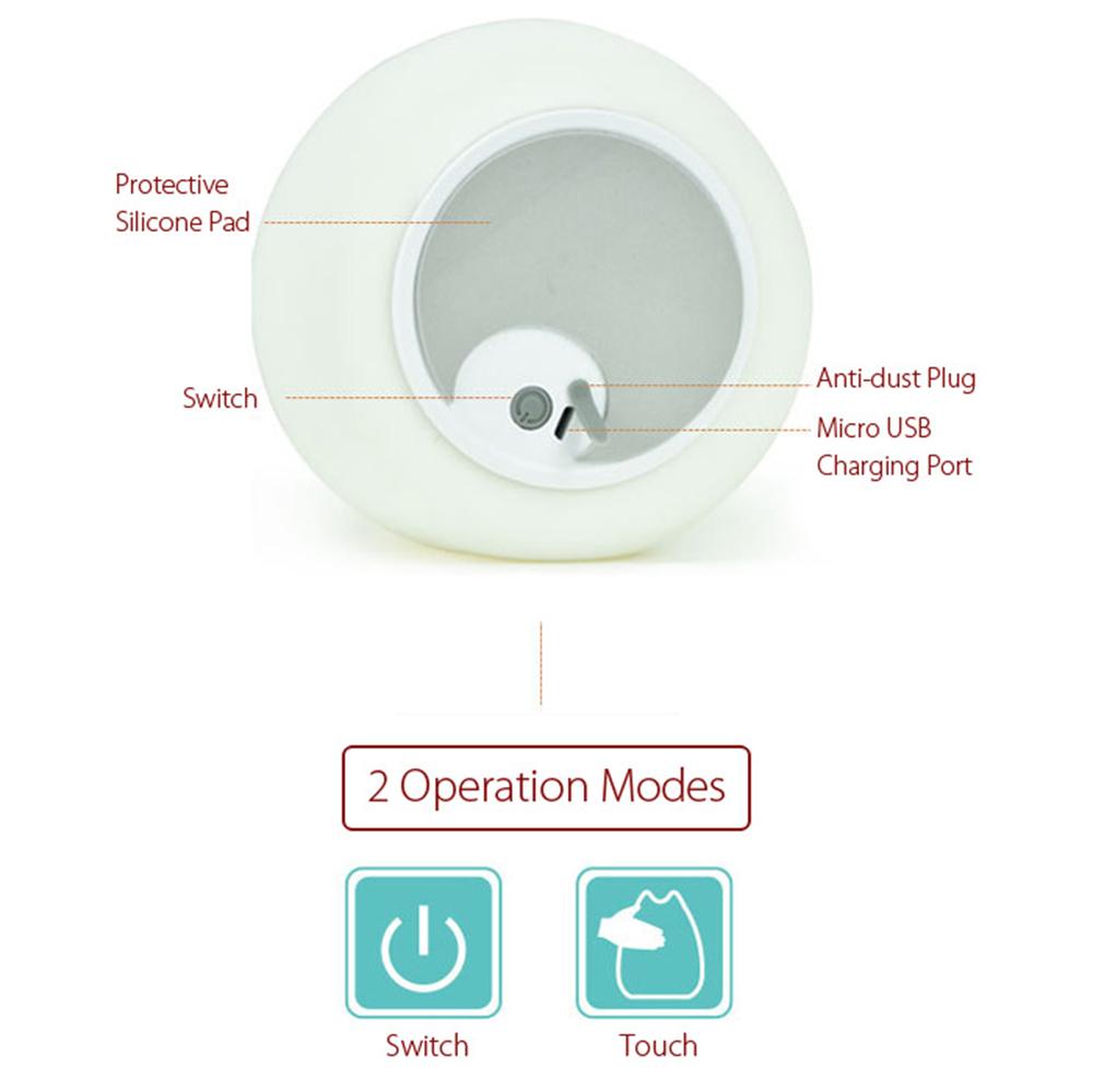 Silicone Cat Light - Color Changing Silicone Cat Night Lights