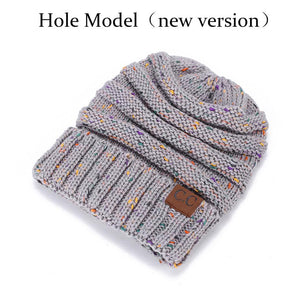Soft Knit Ponytail Beanie