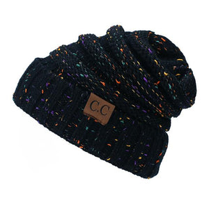 Soft Knit Ponytail Beanie