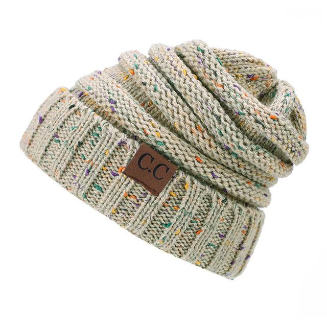 Soft Knit Ponytail Beanie