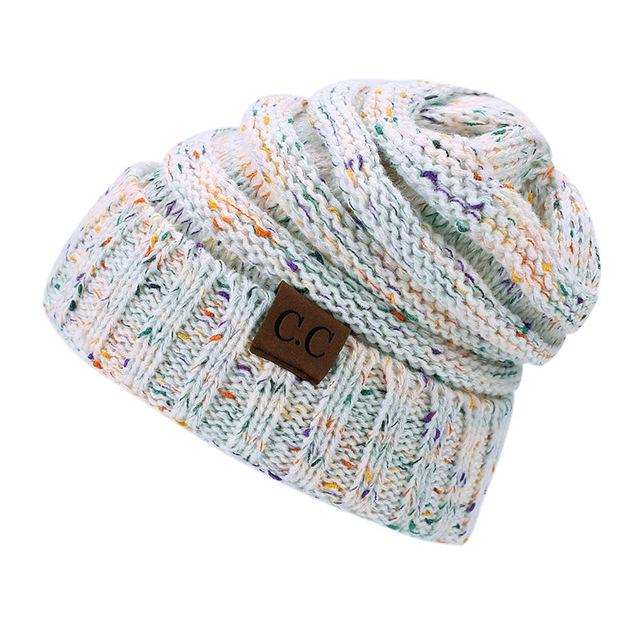 Soft Knit Ponytail Beanie