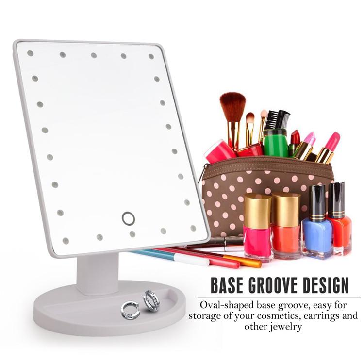 Vanity Mirror - 22 LED Touch Screen Makeup Mirror